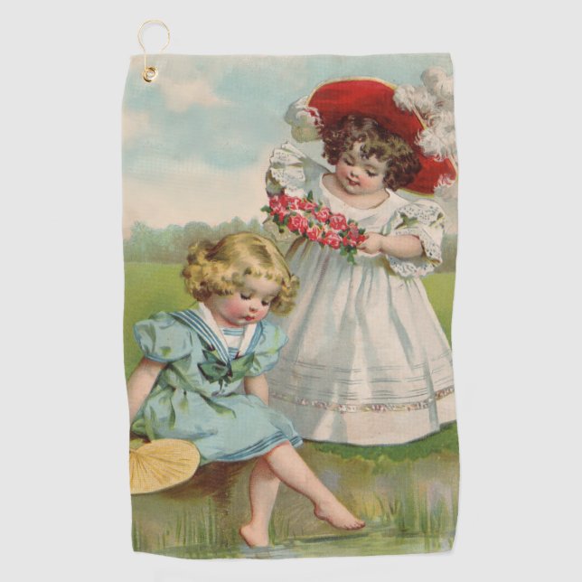 Victorian Children Golf Towel (Front)