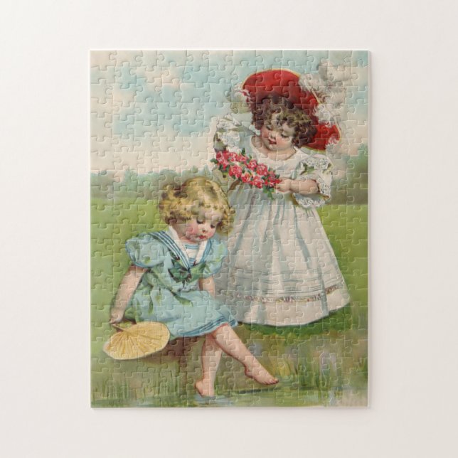 Victorian Children Jigsaw Puzzle (Vertical)
