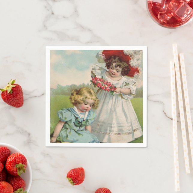 Victorian Children Napkins (Insitu)