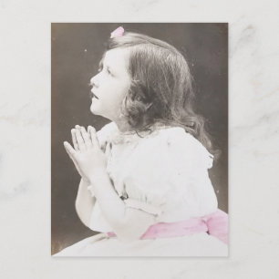 Victorian children postcard