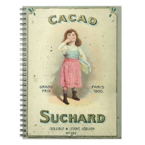 Victorian Chocolate Kiss Girl Sugar Notebook