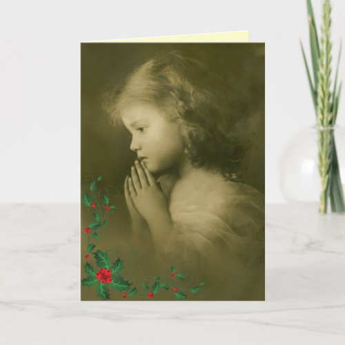 Victorian Christmas Angel Card