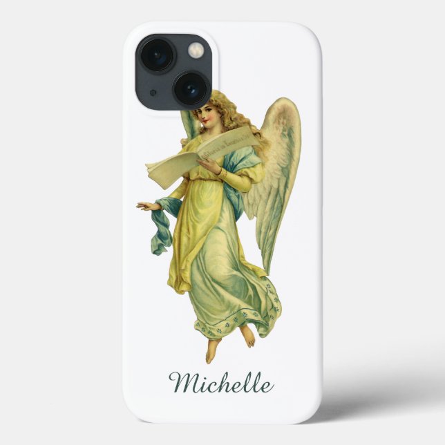 Victorian Christmas Angel, Gloria in Excelsis Deo Case-Mate iPhone Case (Back)