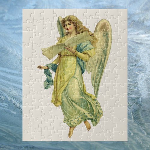 Victorian Christmas Angel Gloria in Excelsis Deo Jigsaw Puzzle