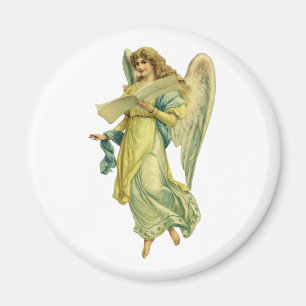Victorian Christmas Angel, Gloria in Excelsis Deo Magnet