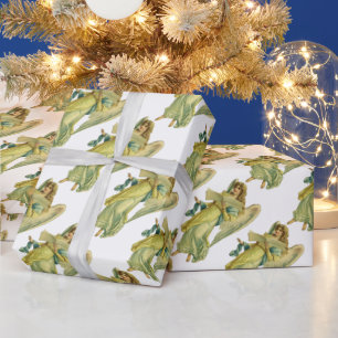 Victorian Christmas Angel, Gloria in Excelsis Deo Wrapping Paper