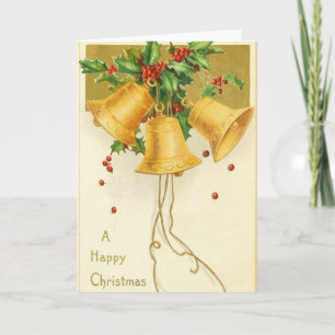 Victorian Christmas Bells Christmas Card