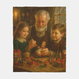 Victorian Christmas Blanket – Ornament Painting