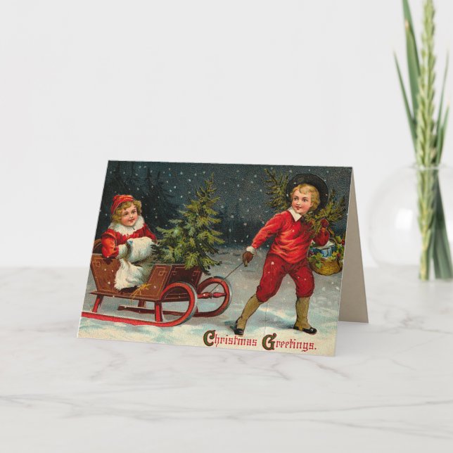 Victorian Christmas Card (Front)