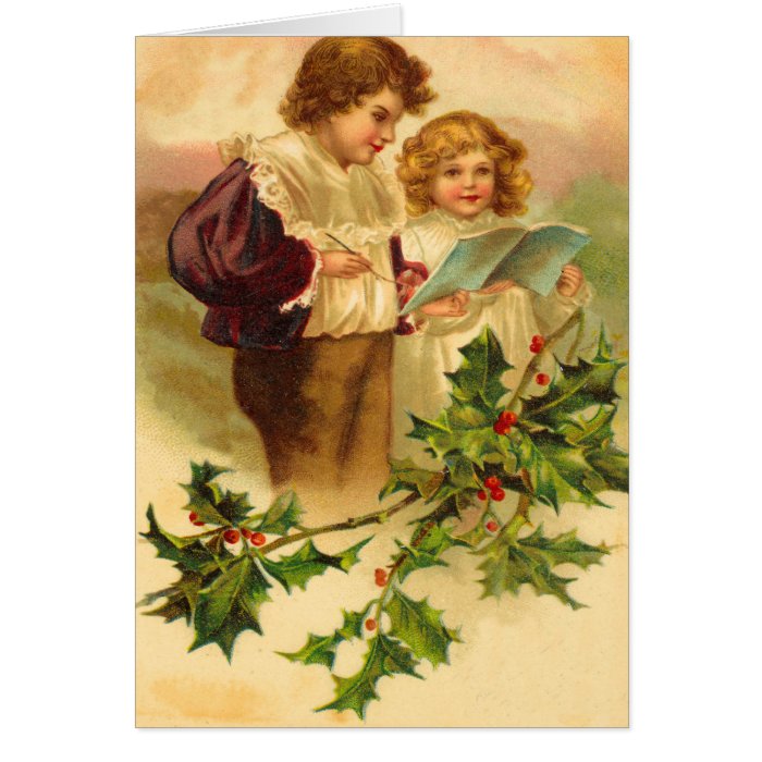 Victorian Christmas Card