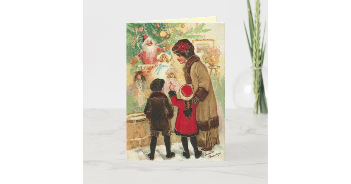 Victorian Christmas Card | Zazzle.com