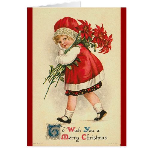 Victorian Christmas Card | Zazzle