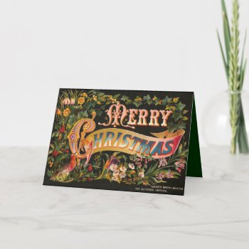 Victorian Christmas Card Fancy by xmasstore at Zazzle