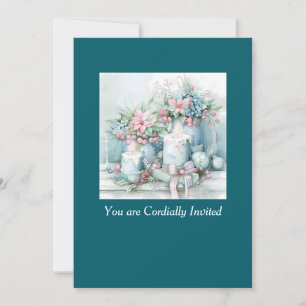 Victorian Christmas Celebration Invitation