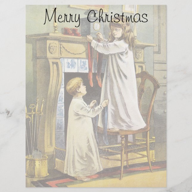 Victorian Christmas, Children Christmas Stockings (Front)