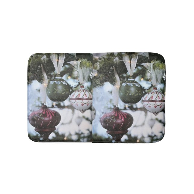 ***VICTORIAN CHRISTMAS DECOR*** CHRISTMAS BATH MAT (Front)