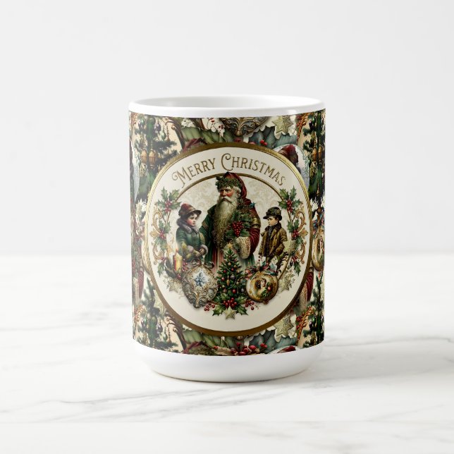 Victorian Christmas Elegance  Coffee Mug (Center)