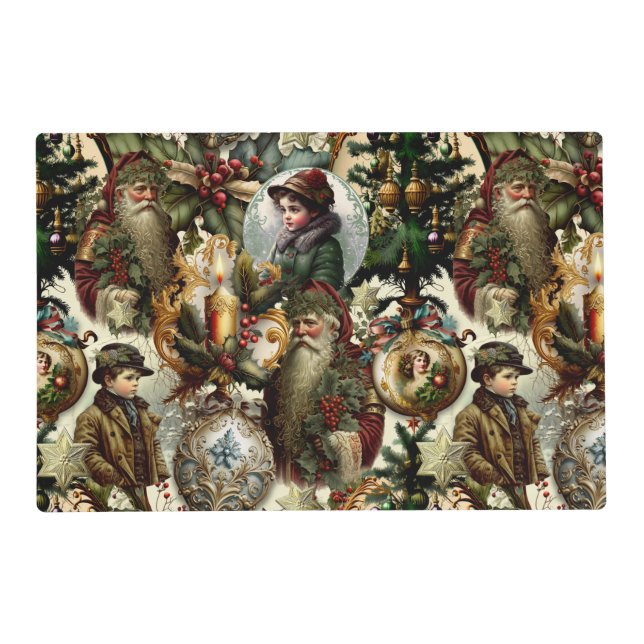 Victorian Christmas Elegance  Placemat (Front)