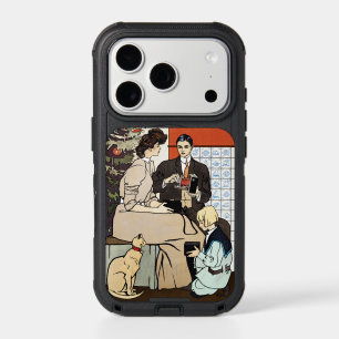 Victorian Christmas Family Antique Camera Art iPhone 17 Pro Case