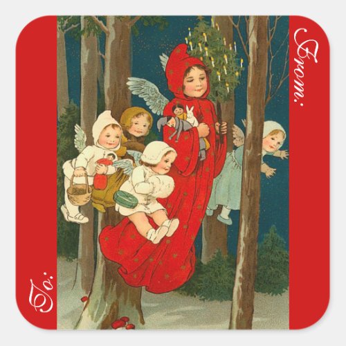 Victorian Christmas Gift Tag