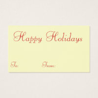 Large Victorian Christmas Name Tags for Gifts, Zazzle
