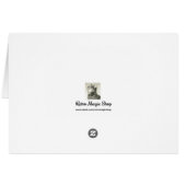 Victorian Christmas Greeting Card (Back Horizontal)