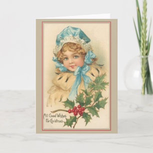 Victorian Christmas Greeting Card