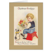 Victorian Christmas Greeting Card (Front)