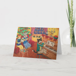 Victorian Christmas Holiday Card