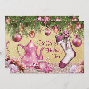 Victorian Christmas Holiday Party Invitation