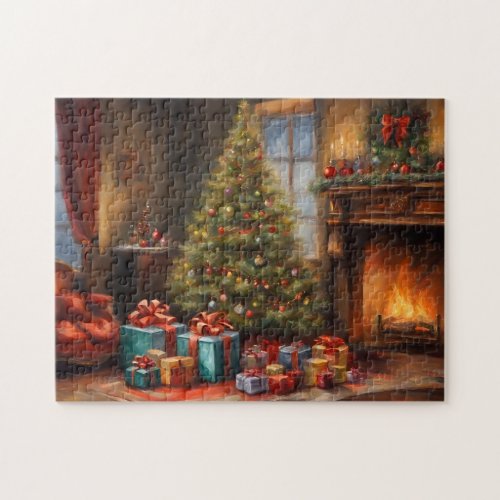 Victorian Christmas House Jigsaw Puzzle