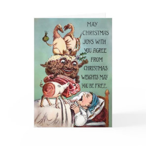 Victorian Christmas Joys Holiday Card