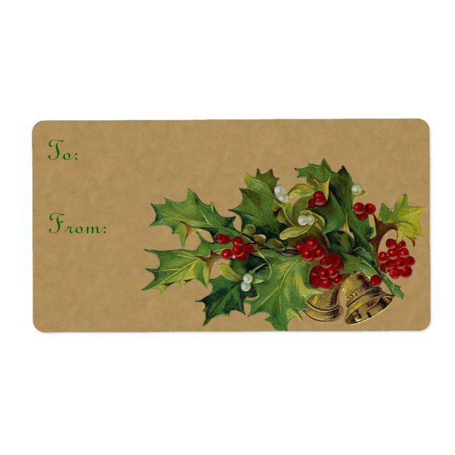 Victorian Christmas Labels (Front)