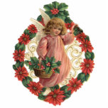 Victorian Christmas Ornament<br><div class="desc">Vintage Christmas ornaments for your tree. Perfect for a Victorian tree or to give as gifts! Beautiful as gift tie ons too!</div>