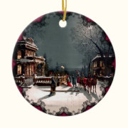 Victorian Christmas Party Ornament