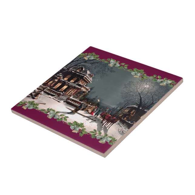 Victorian Christmas Party Tile (Side)
