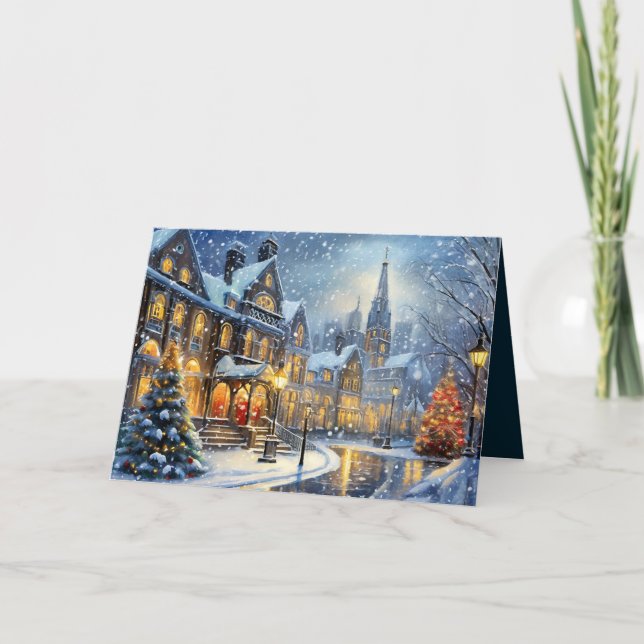 Victorian Christmas Photo Card (Front)