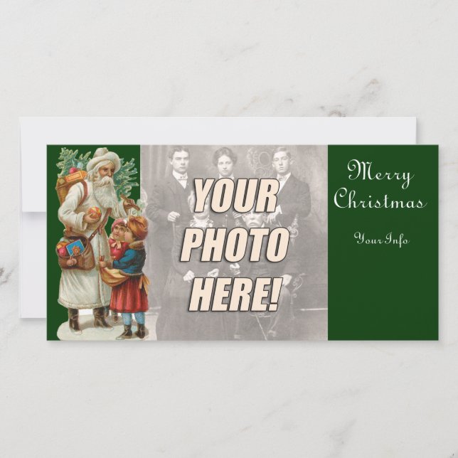 Victorian Christmas Photo Cards (Front)