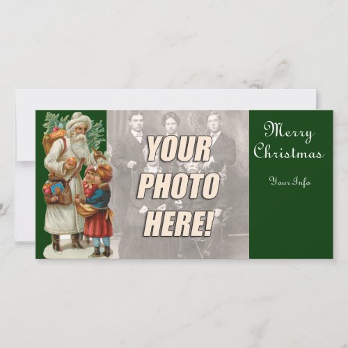 Victorian Christmas Photo Cards