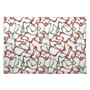 Victorian Christmas Polygons  Cloth Placemat