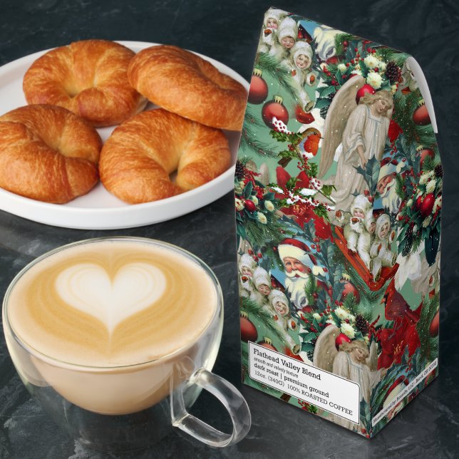 Victorian Christmas Portrait Roasted Coffee (Breakfast)