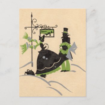 Victorian Christmas Postcard by xmasstore at Zazzle