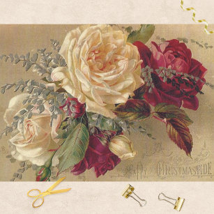 Victorian Floral Tissue Paper