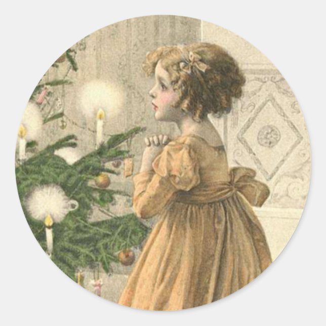 Victorian Christmas sticker (Front)