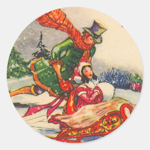 Victorian Christmas sticker