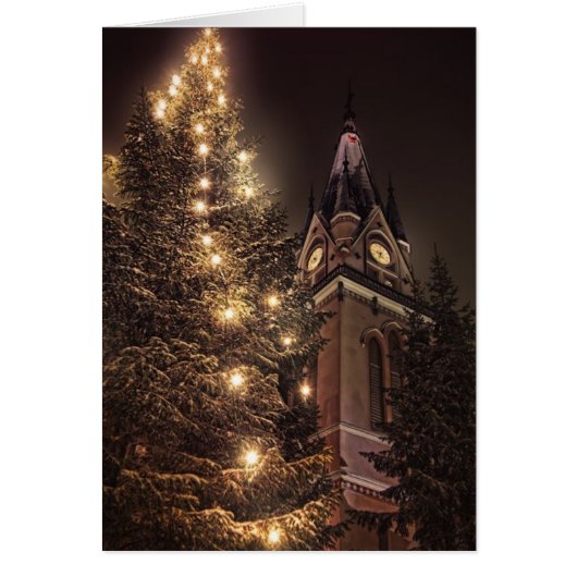 Victorian Church Christmas Card (Front)