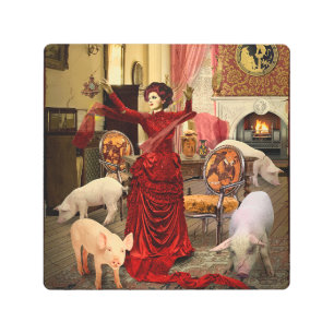 Victorian Circe Metal Print