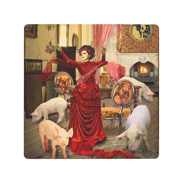Victorian Circe Metal Print (Front)