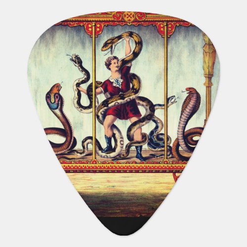 Victorian circus vintage exhibition   guitar pick