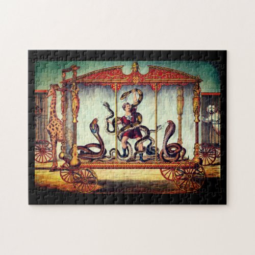 Victorian circus vintage exhibition  jigsaw puzzle